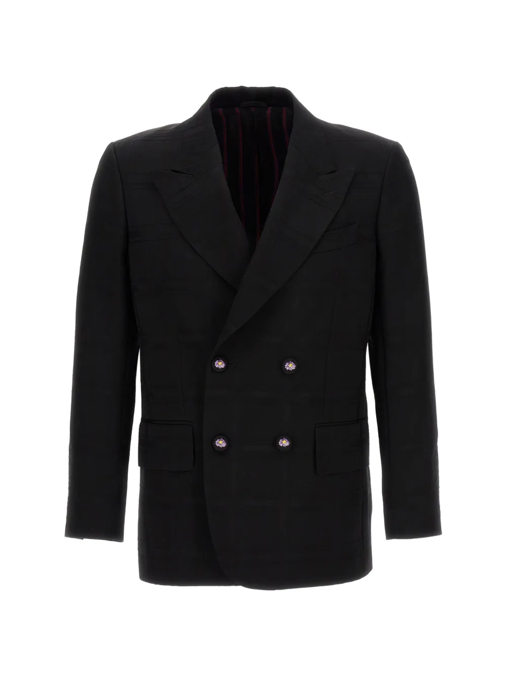 ETRO Blazer met dubbele rij knopen Zwart