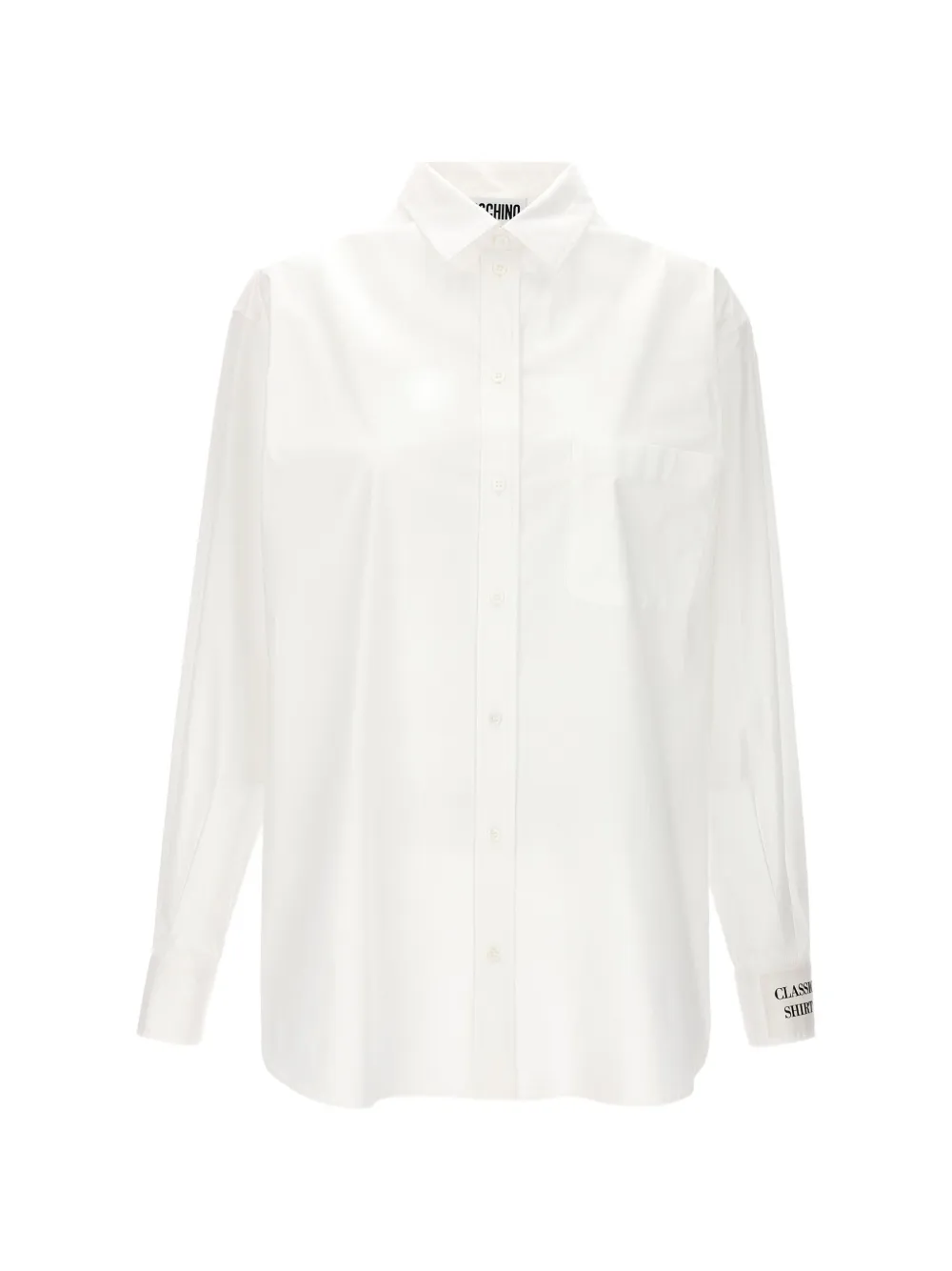Moschino White Cotton Blouse - Weiß