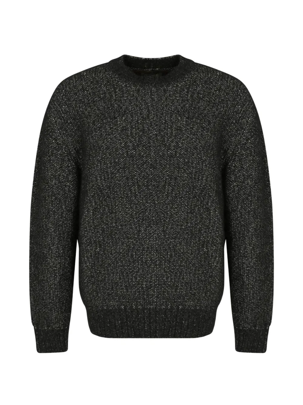 Loro Piana marl-knit sweater - Black