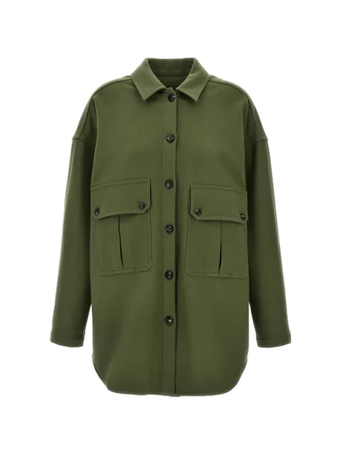 Fortela virgin wool pocket-detail oversized jacket