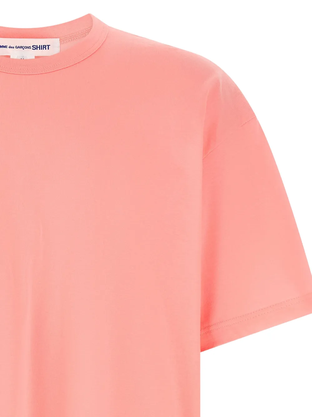 Comme Des Garçons T-shirt met logoprint Roze