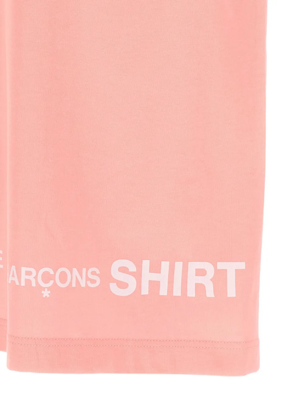 Comme Des Garçons T-shirt met logoprint Roze