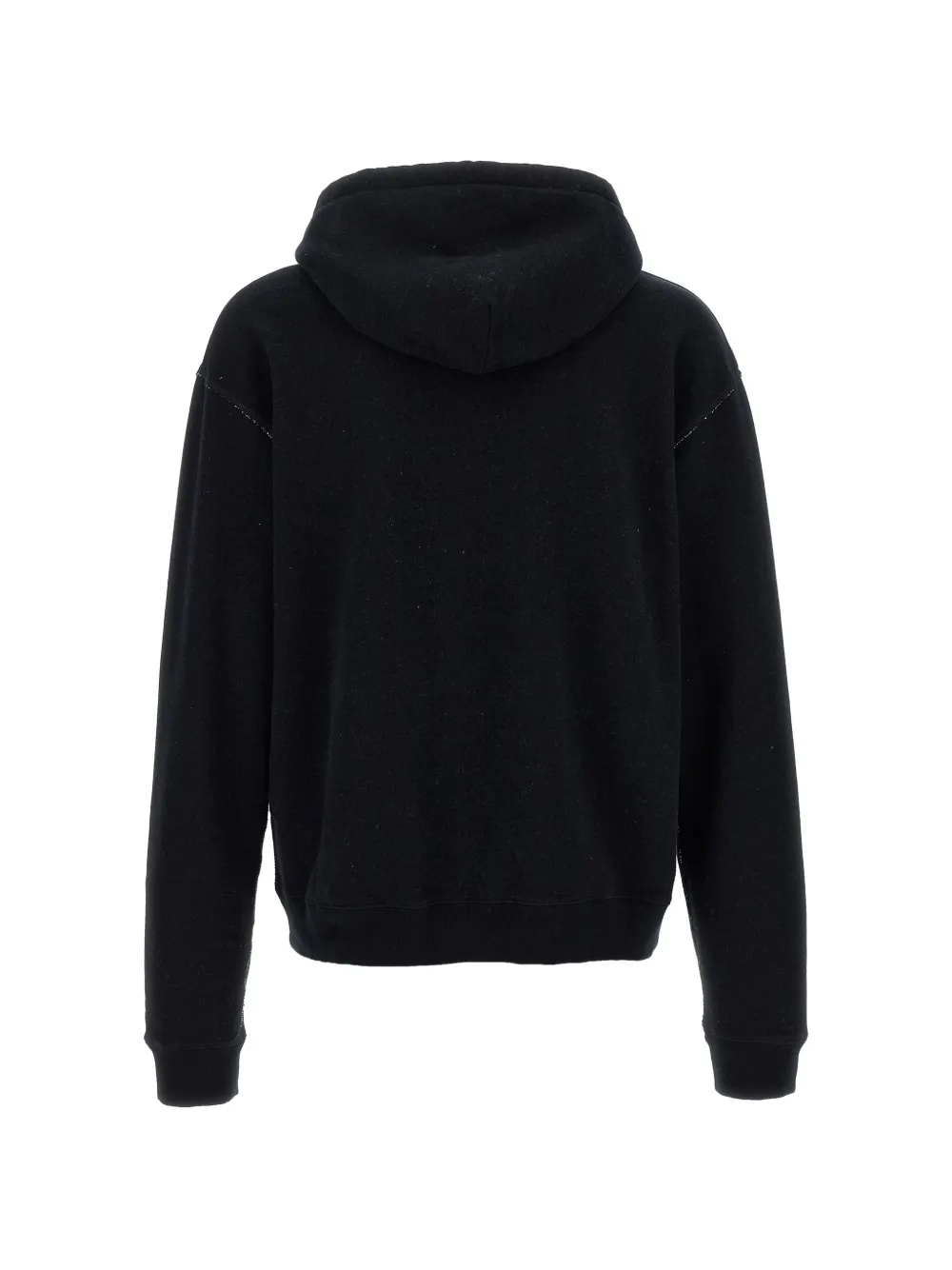 Valentino Garavani panther-print drawstring hoodie Zwart
