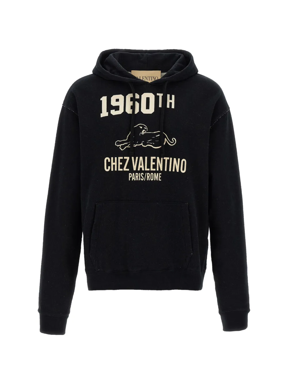 Valentino Garavani Black Cotton Sweatshirt