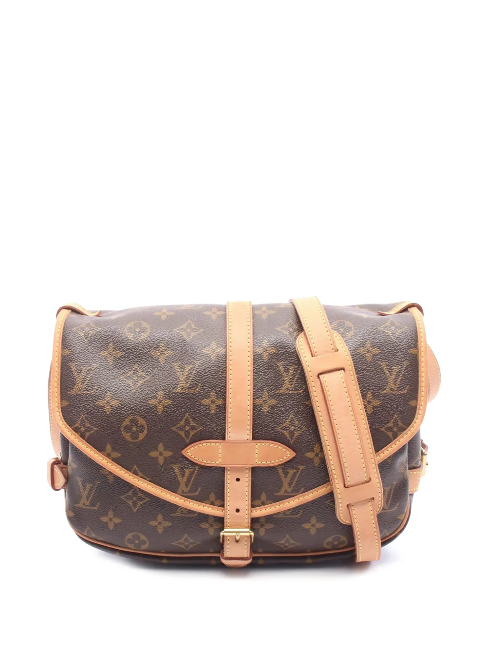 Louis Vuitton Pre-Owned 2008 Monogram Saumur 30 crossbody bag - Brown