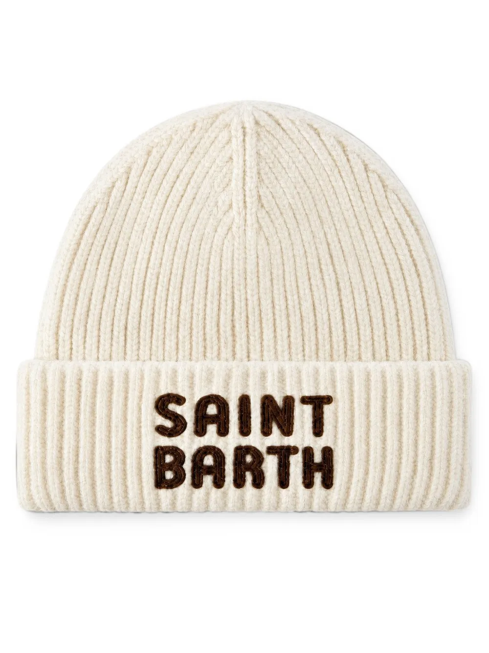 MC2 Saint Barth Muts met logopatch Beige