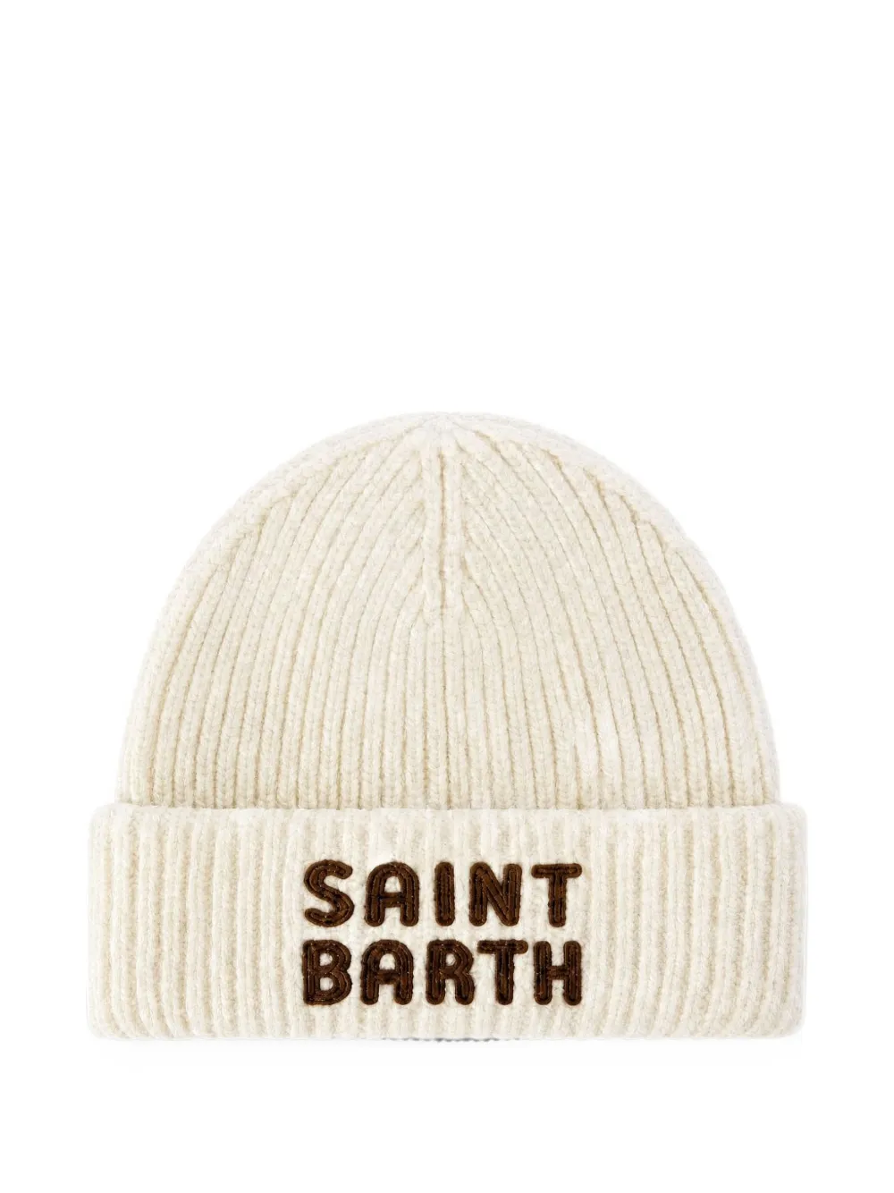 MC2 Saint Barth Muts met logopatch Beige