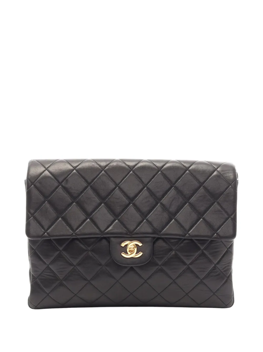 CHANEL Pre-Owned 1994-1996 CC Quilted Lambskin backpack - Schwarz