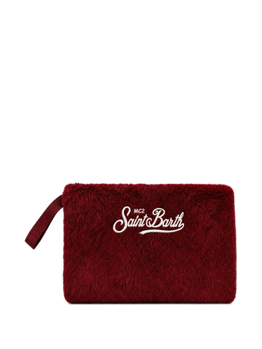 MC2 Saint Barth Pareasy make-up tas met geborduurd logo Rood