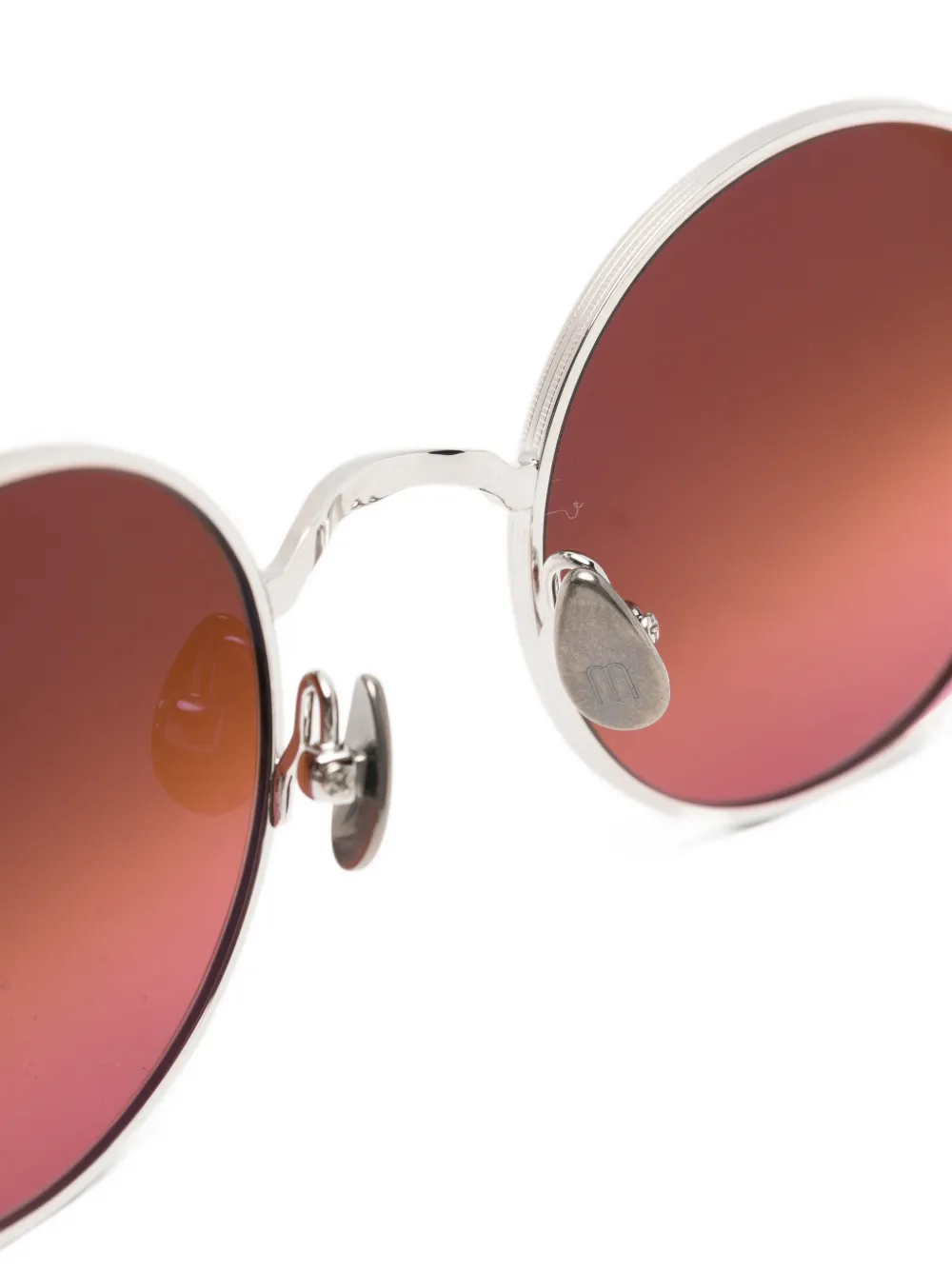 Matsuda round-shape sunglasses Zilver