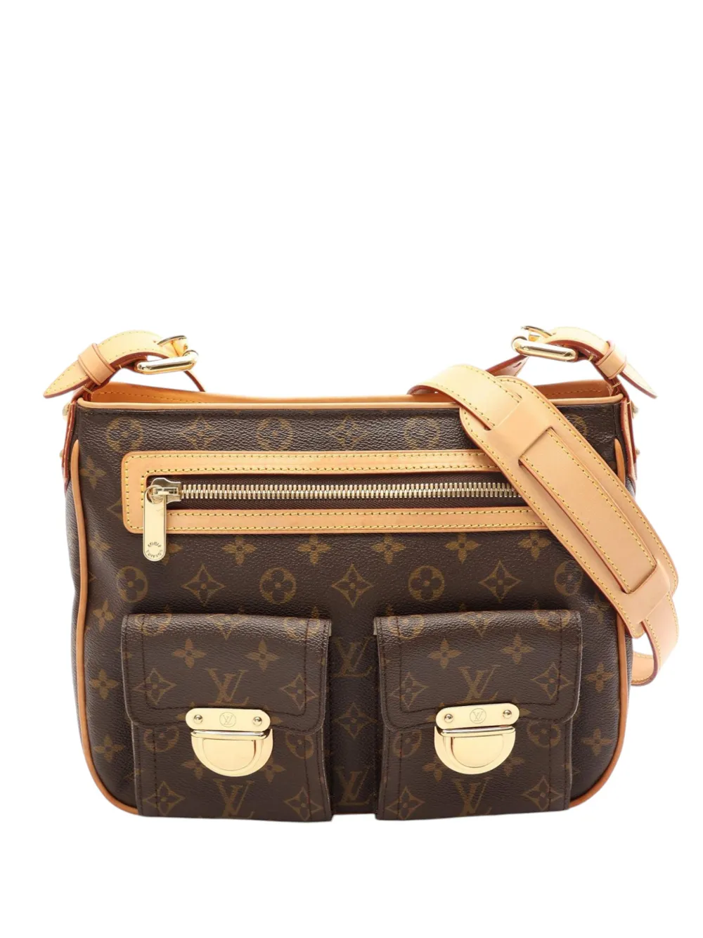 Louis Vuitton Pre-Owned 2006 Monogram Hudson GM crossbody bag - Marrone