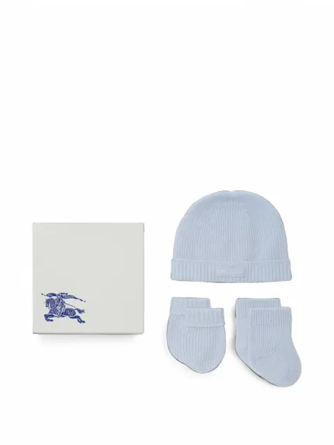 Burberry Kids cashmere three-piece baby set