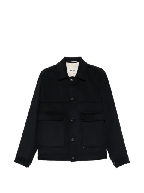 New York Resident flap-pocket buttoned jacket