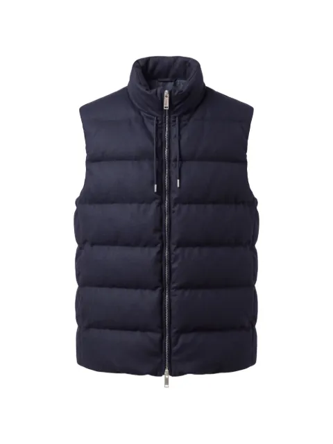 slowear quilted drawstring gilet