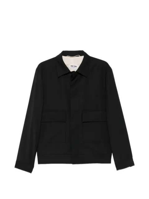 New York Resident Columbus flap-pocket shirt jacket