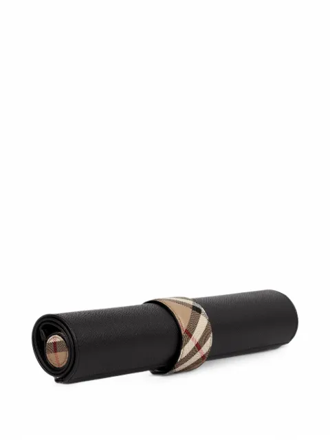 Smythson x Burberry backgammon roll in panama