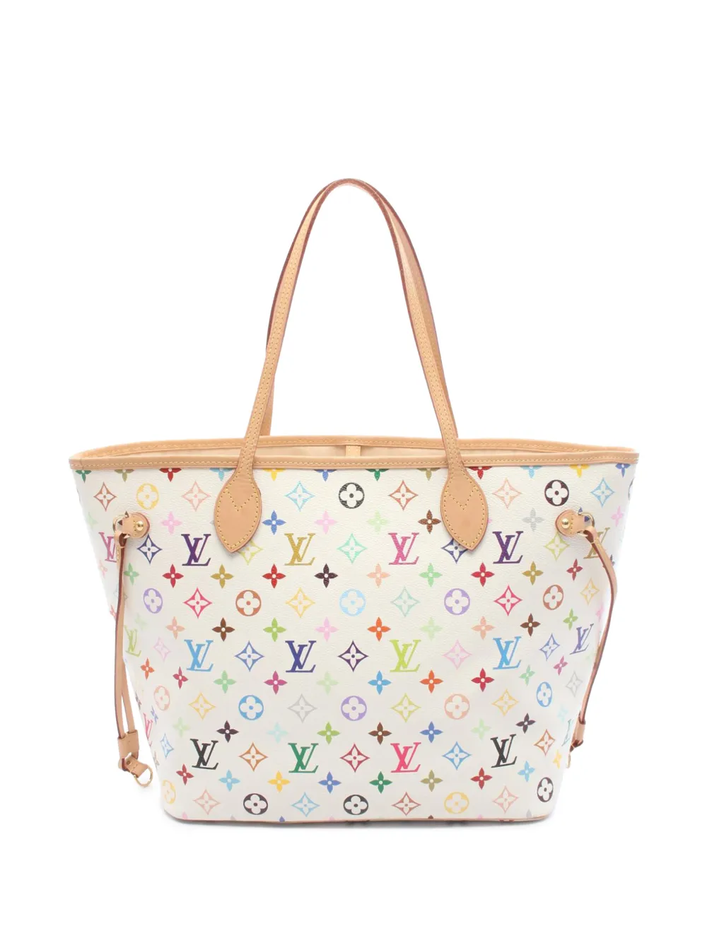 Louis Vuitton Pre-Owned 2000-2026 Takashi Murakami Monogram Multicolore Neverfull MM tote bag - Weiß