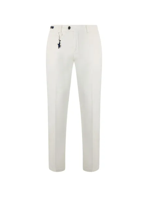 Paul & Shark logo-charm slim-fit trousers