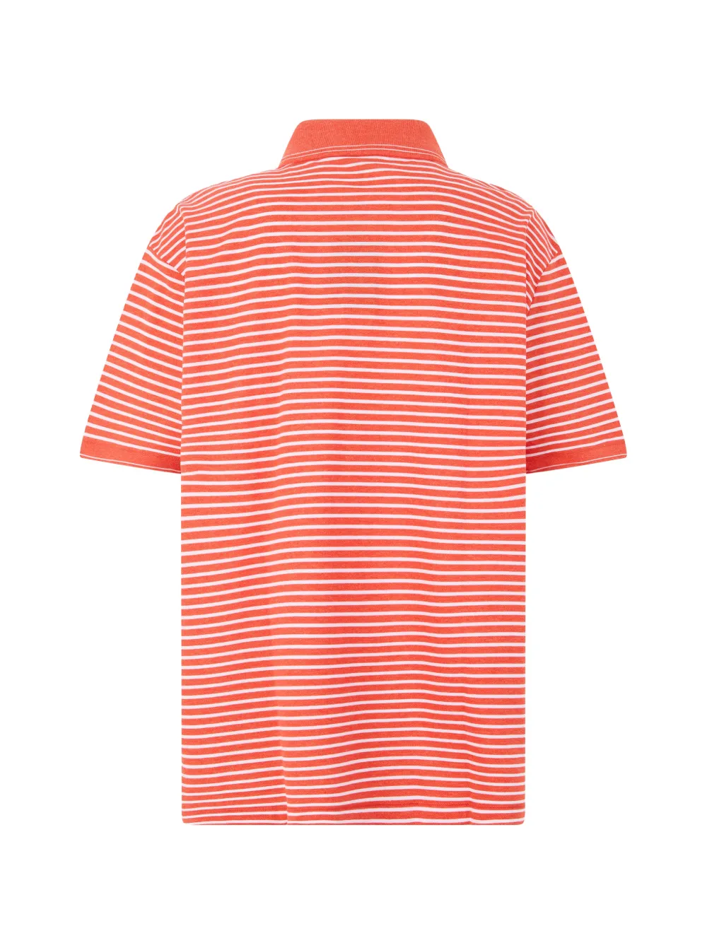 Paul & Shark striped short-sleeve polo shirt Oranje