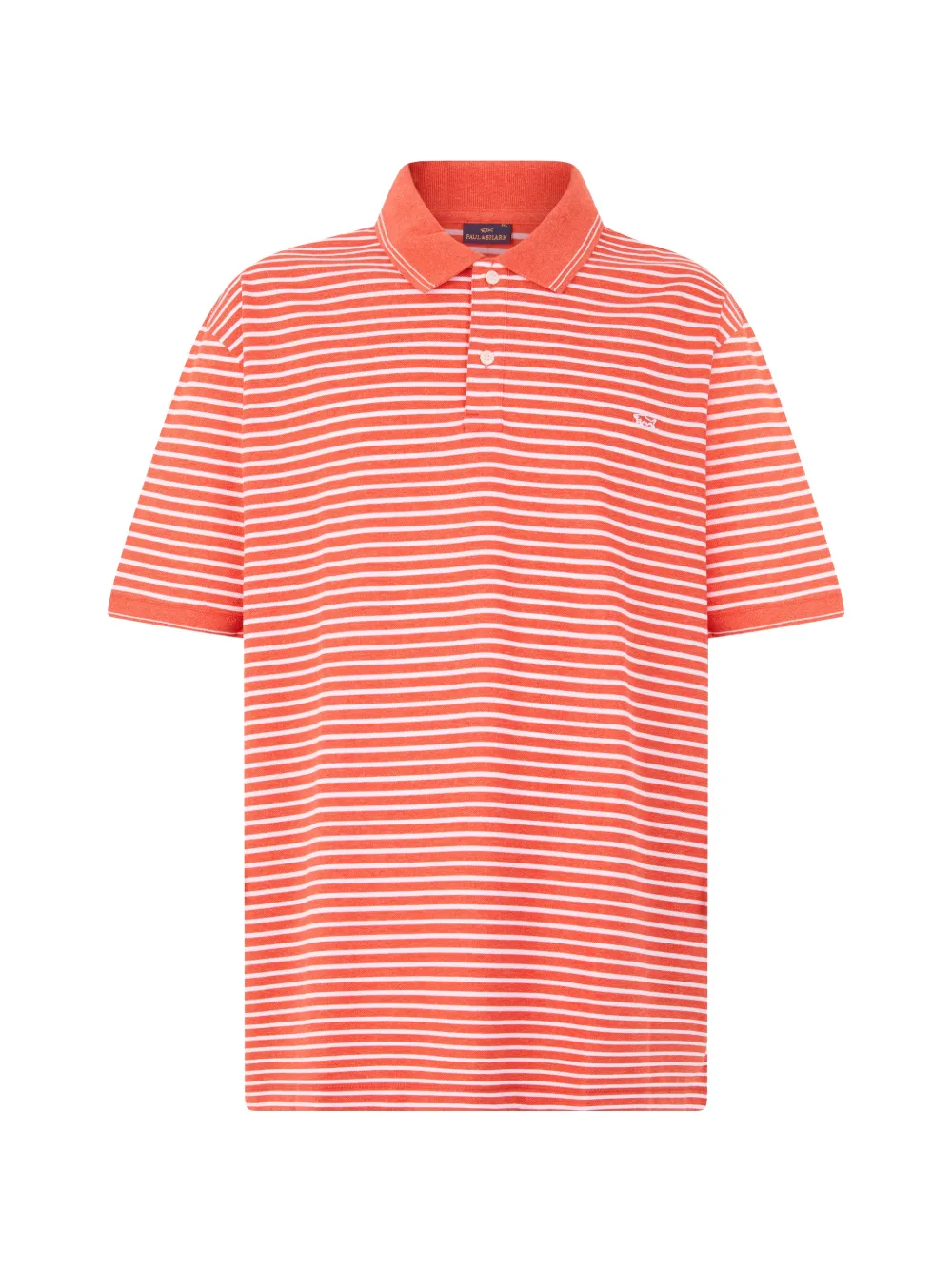 Paul & Shark striped short-sleeve polo shirt - Arancione