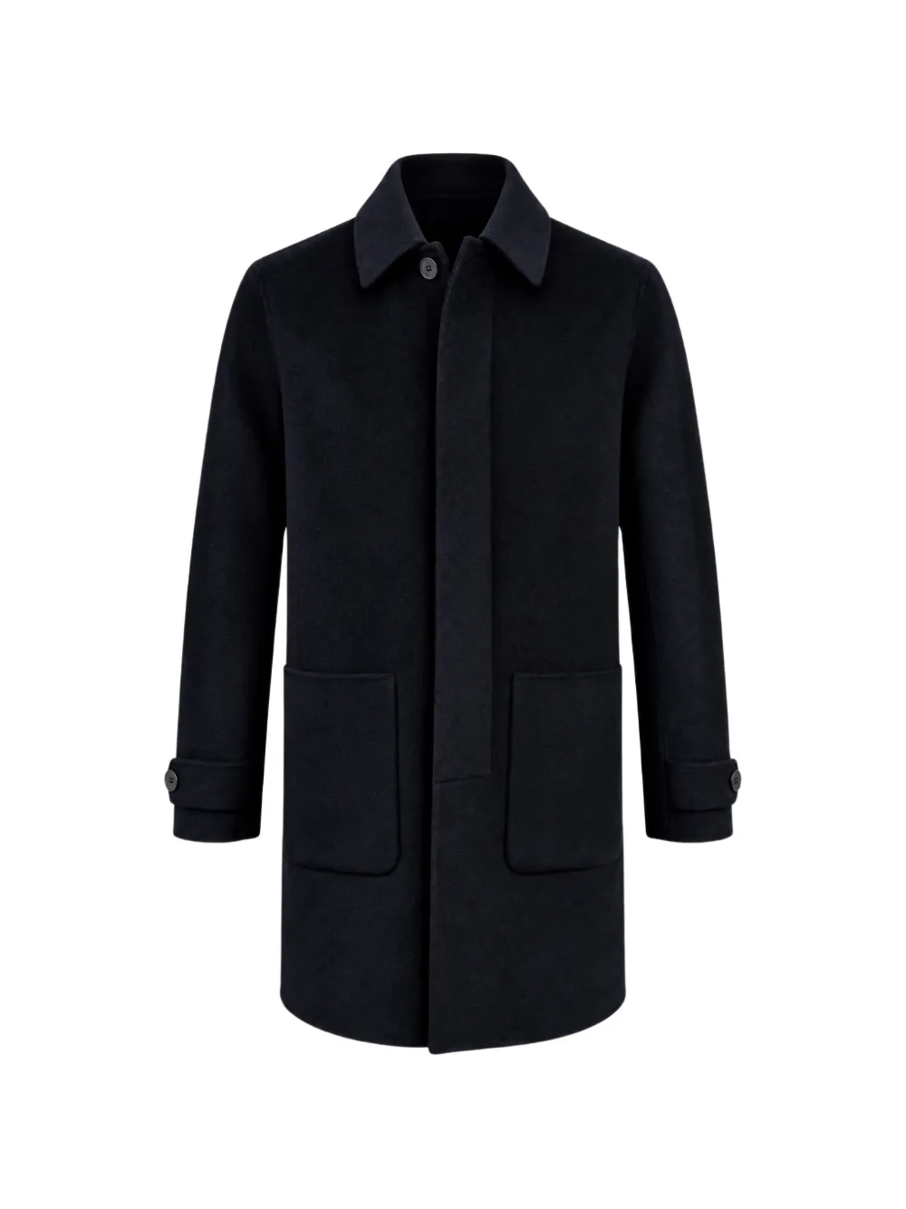 FRANZESE COLLECTION single-breasted coat - Bleu FRANZESE COLLECTION single-breasted coat - Bleu