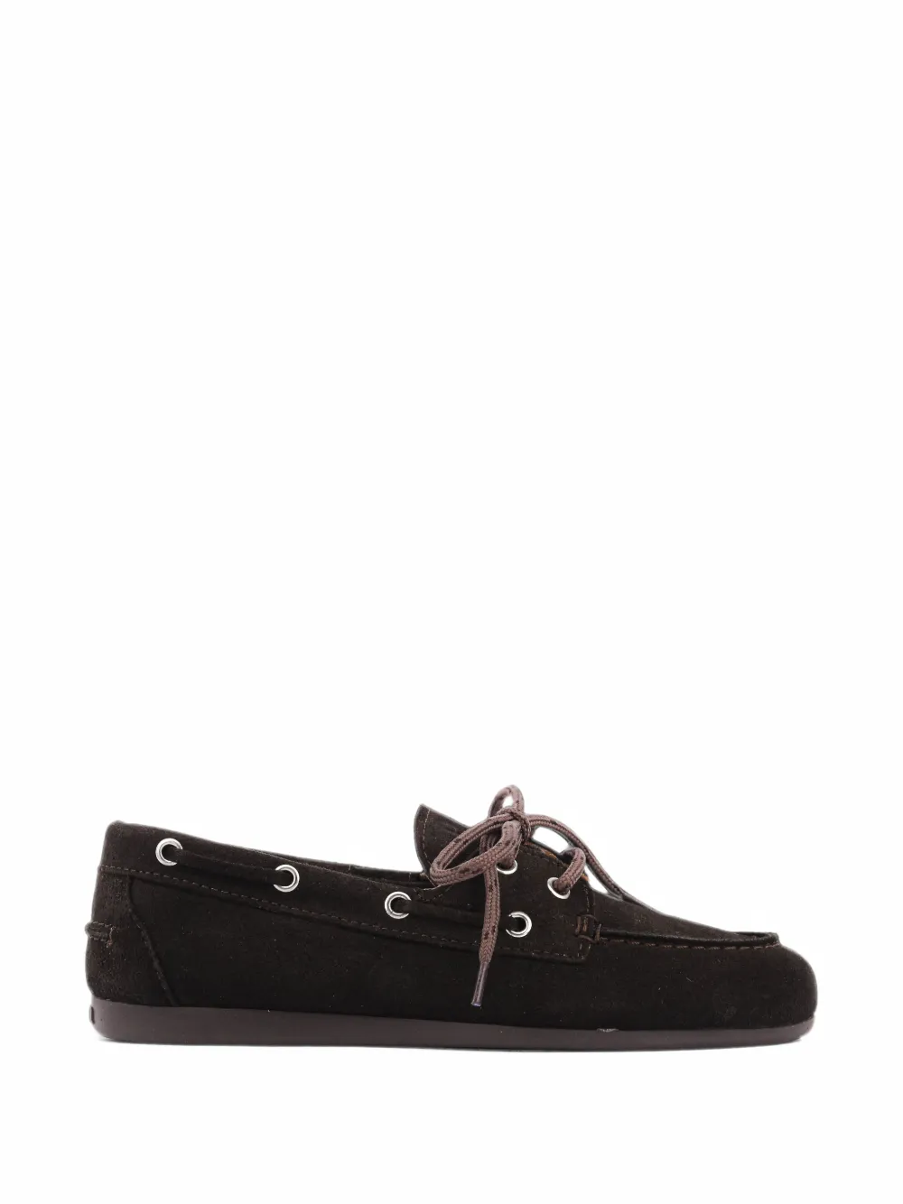 Posa suede boat loafers - Marrone