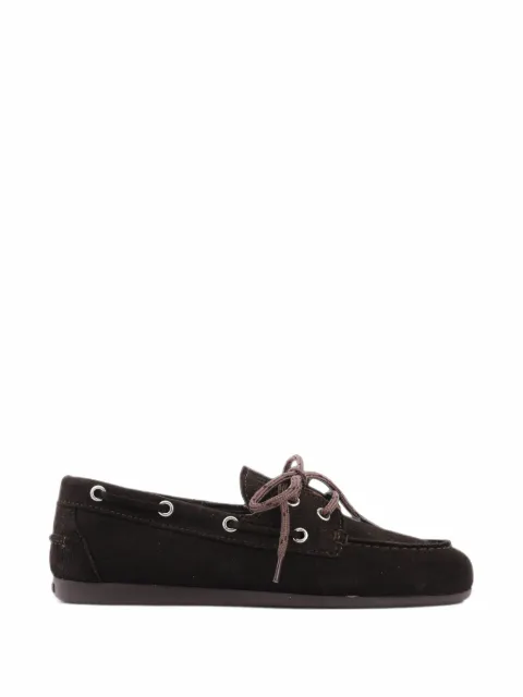 Posa suede boat loafers