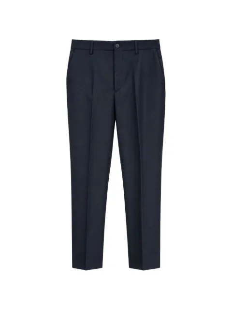 ETRO logo-embroidered tapered trousers