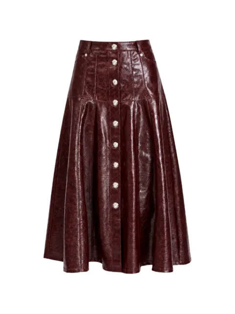 Cinq A Sept Veena button-down midi skirt