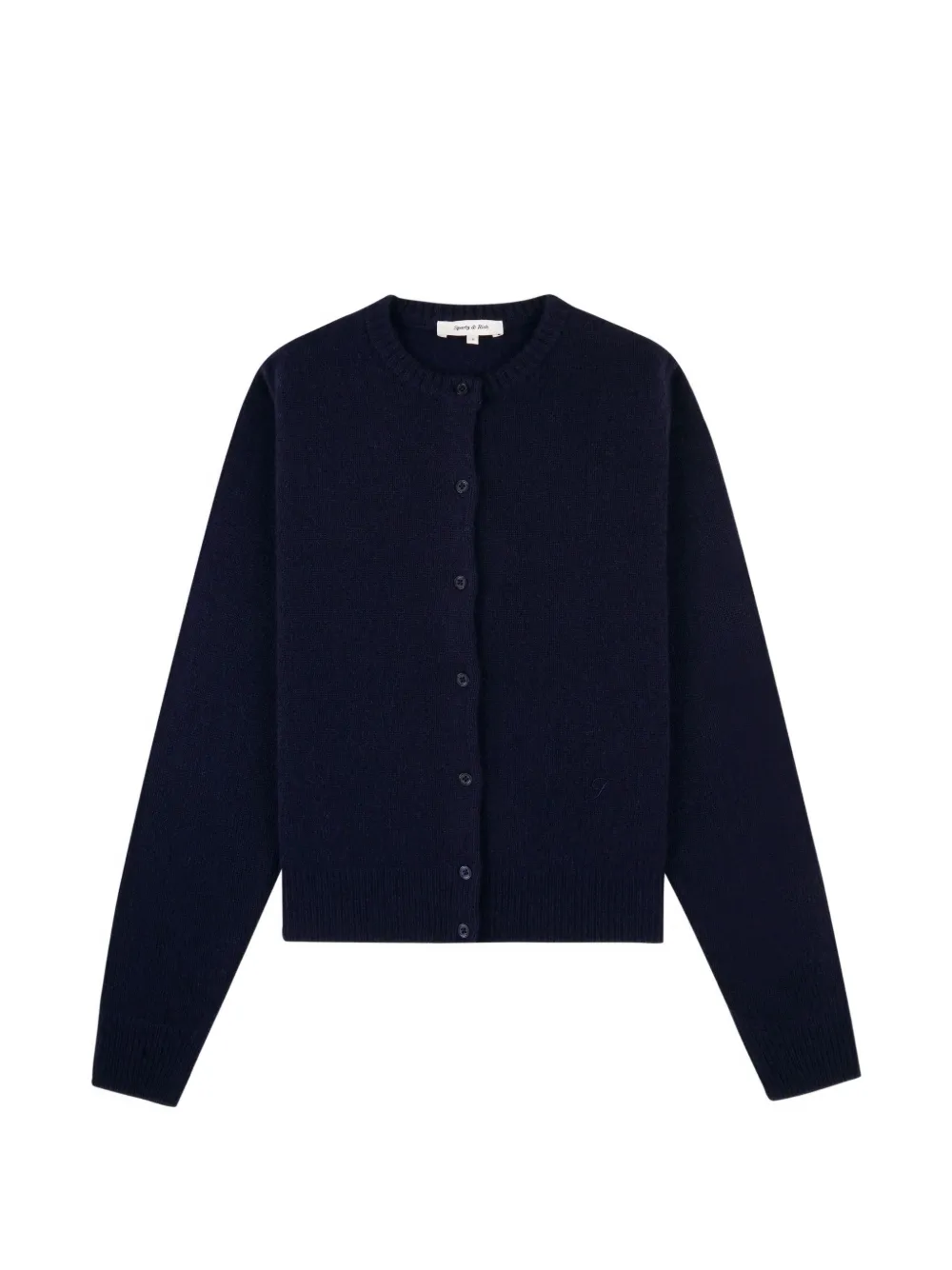Sporty & Rich Idali S Logo cardigan - Blau