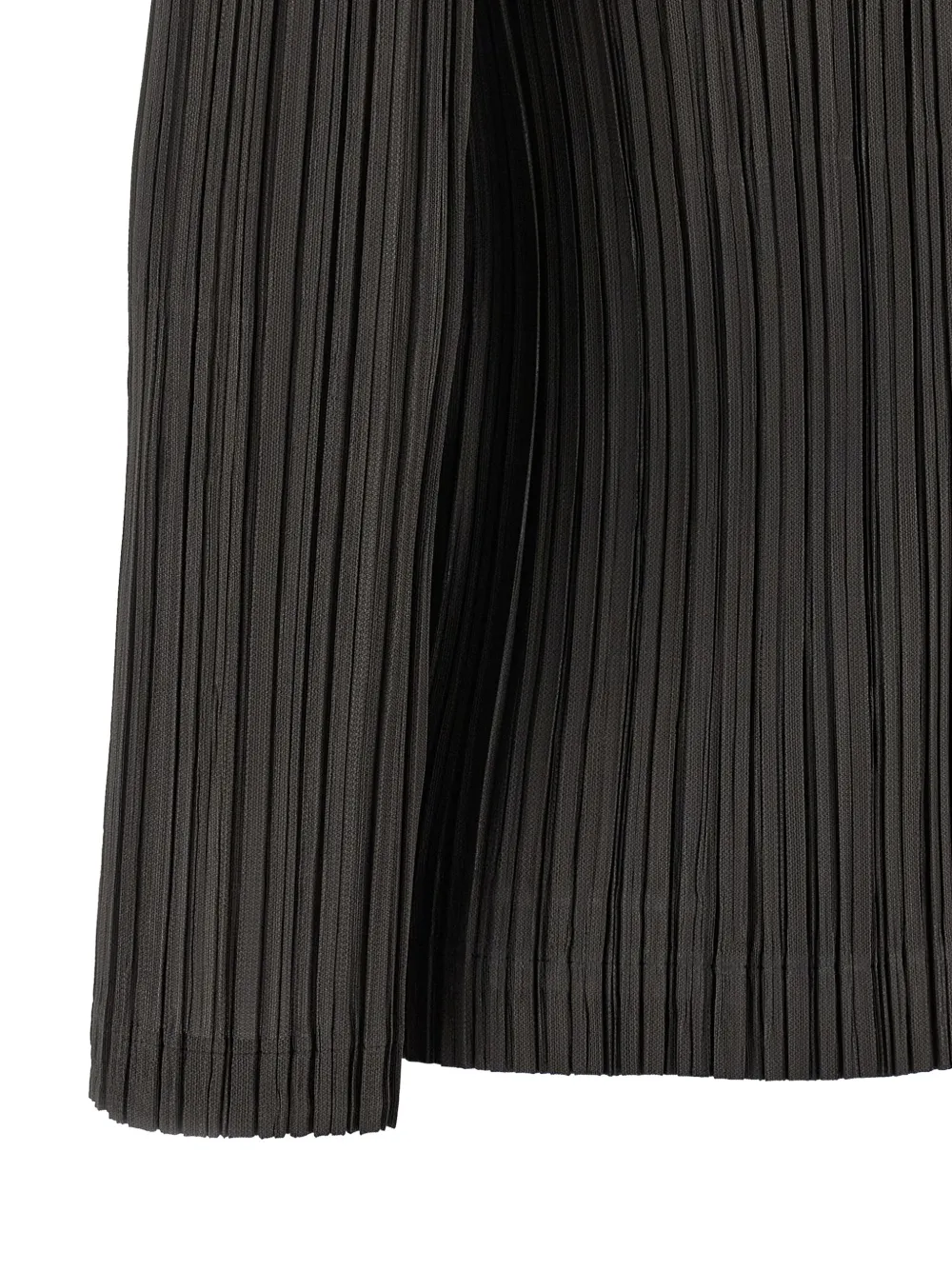 Pleats Please Issey Miyake heavy pleated blazer Grijs