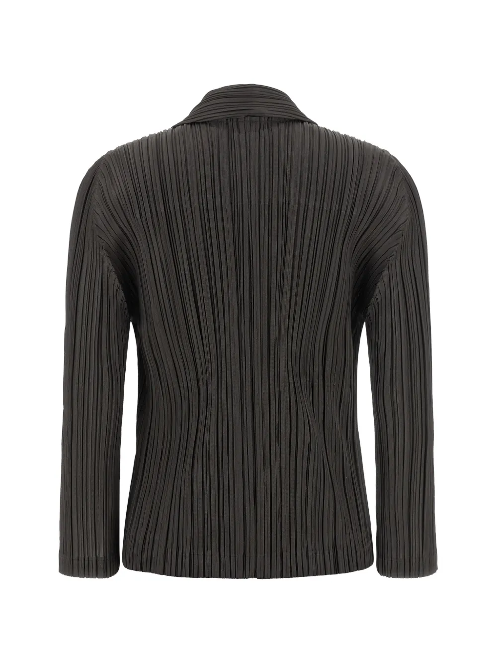 Pleats Please Issey Miyake heavy pleated blazer Grijs