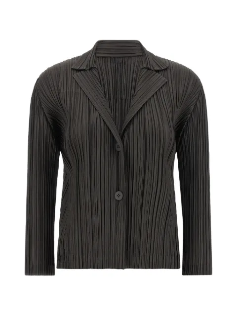 Pleats Please Issey Miyake heavy pleated blazer