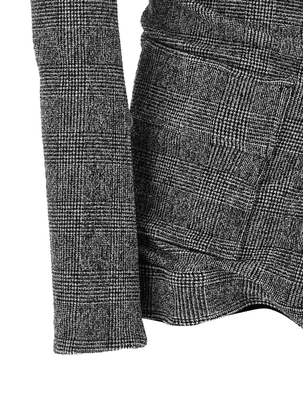 Junya Watanabe asymmetrical Prince of Wales blazer Grijs