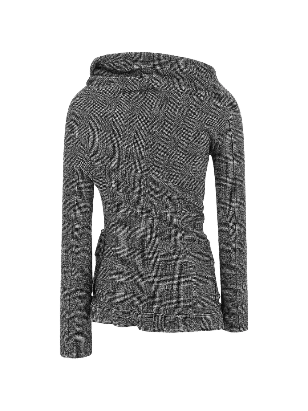 Junya Watanabe asymmetrical Prince of Wales blazer Grijs