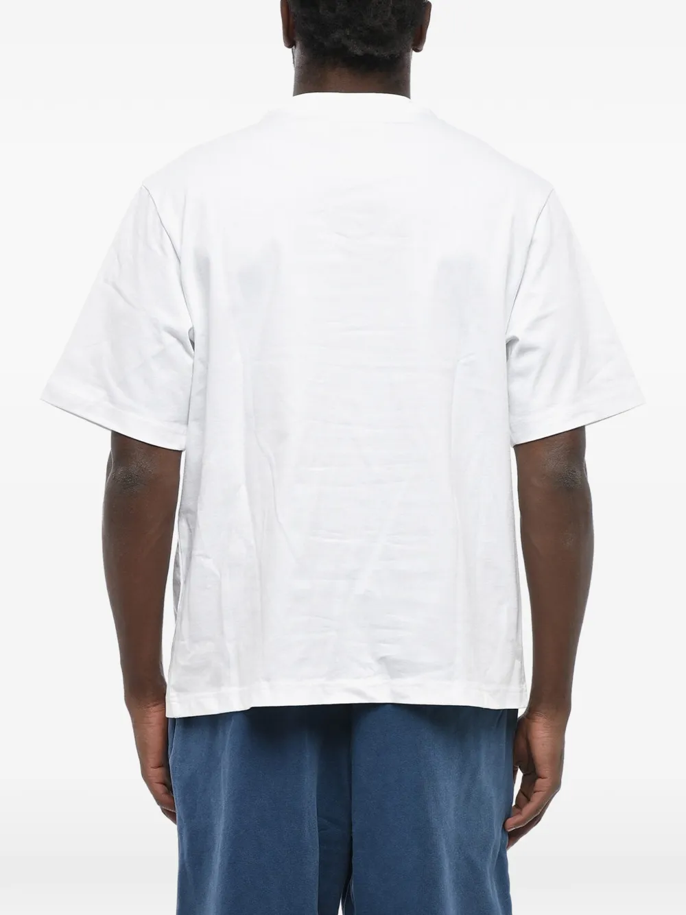 Casablanca logo-print cotton T-shirt Wit