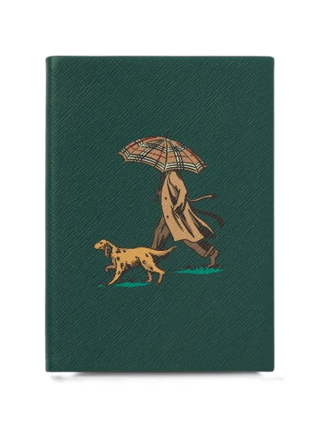 Smythson x Burberry soho notebook in panama