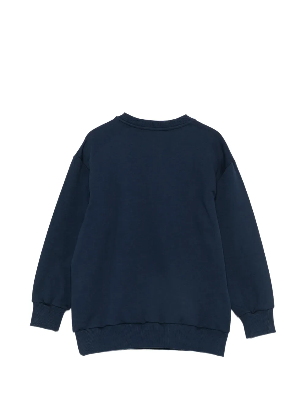 ETRO KIDS Pegaso logo-embroidered sweater Blauw