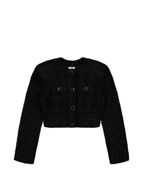 VETEMENTS cropped round-shoulder jacket