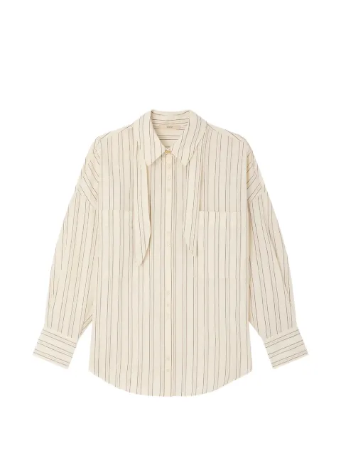 Sessùn Cecily striped pussy-bow shirt