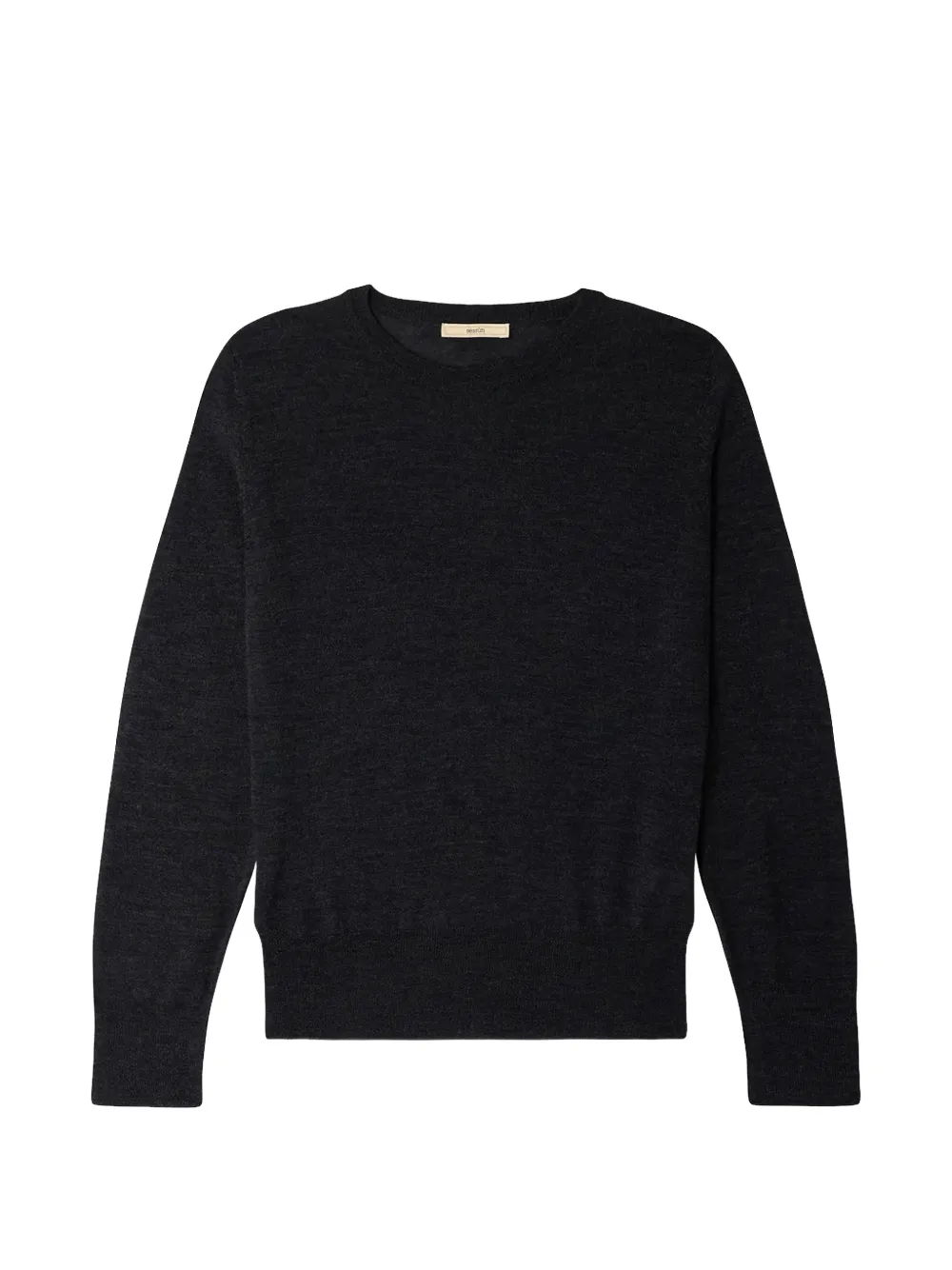 Sessun Teshima Slit-cuff Sweater In Black