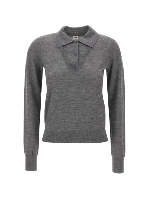 The Garment Bergen V wool polo shirt