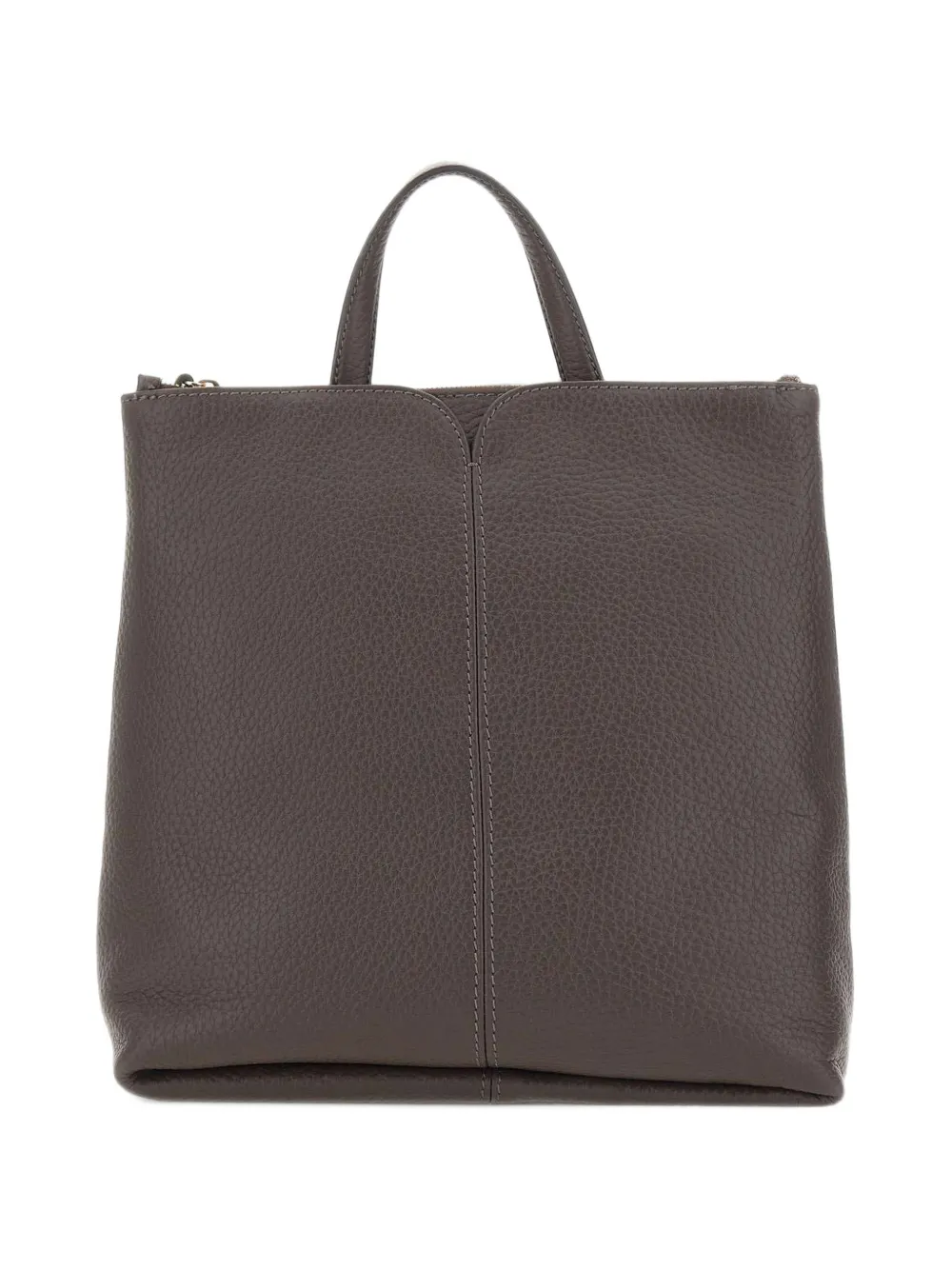 GIANNI CHIARINI large Sandra grained leather backpack Bruin