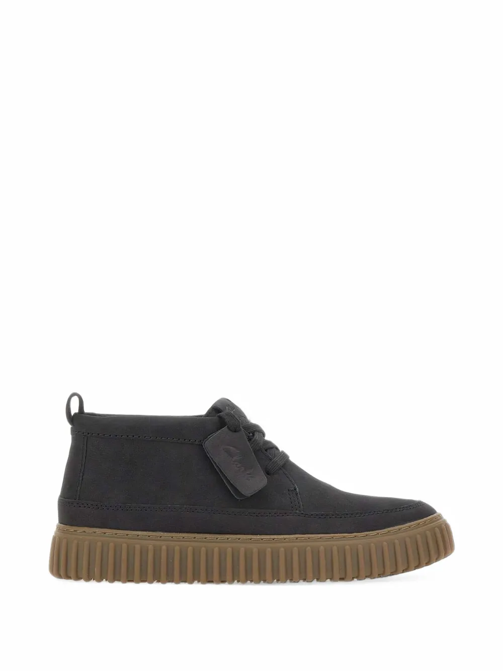 Clarks Torhill Lace Hi Ankle Boots In Gray