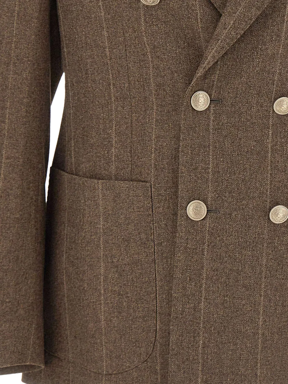Eleventy double-breasted pinstripe blazer Bruin