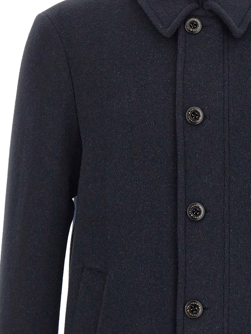 Peuterey Fionghal wollen jas Blauw