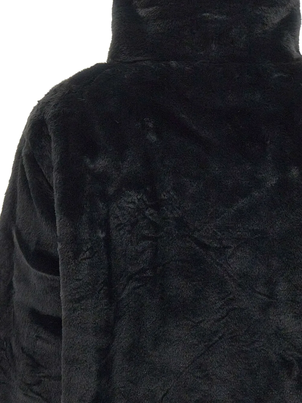 Save The Duck reversible faux-fur jacket Zwart