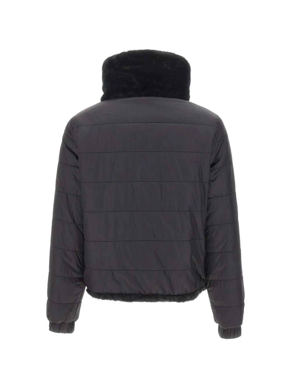 Save The Duck reversible faux-fur jacket Zwart