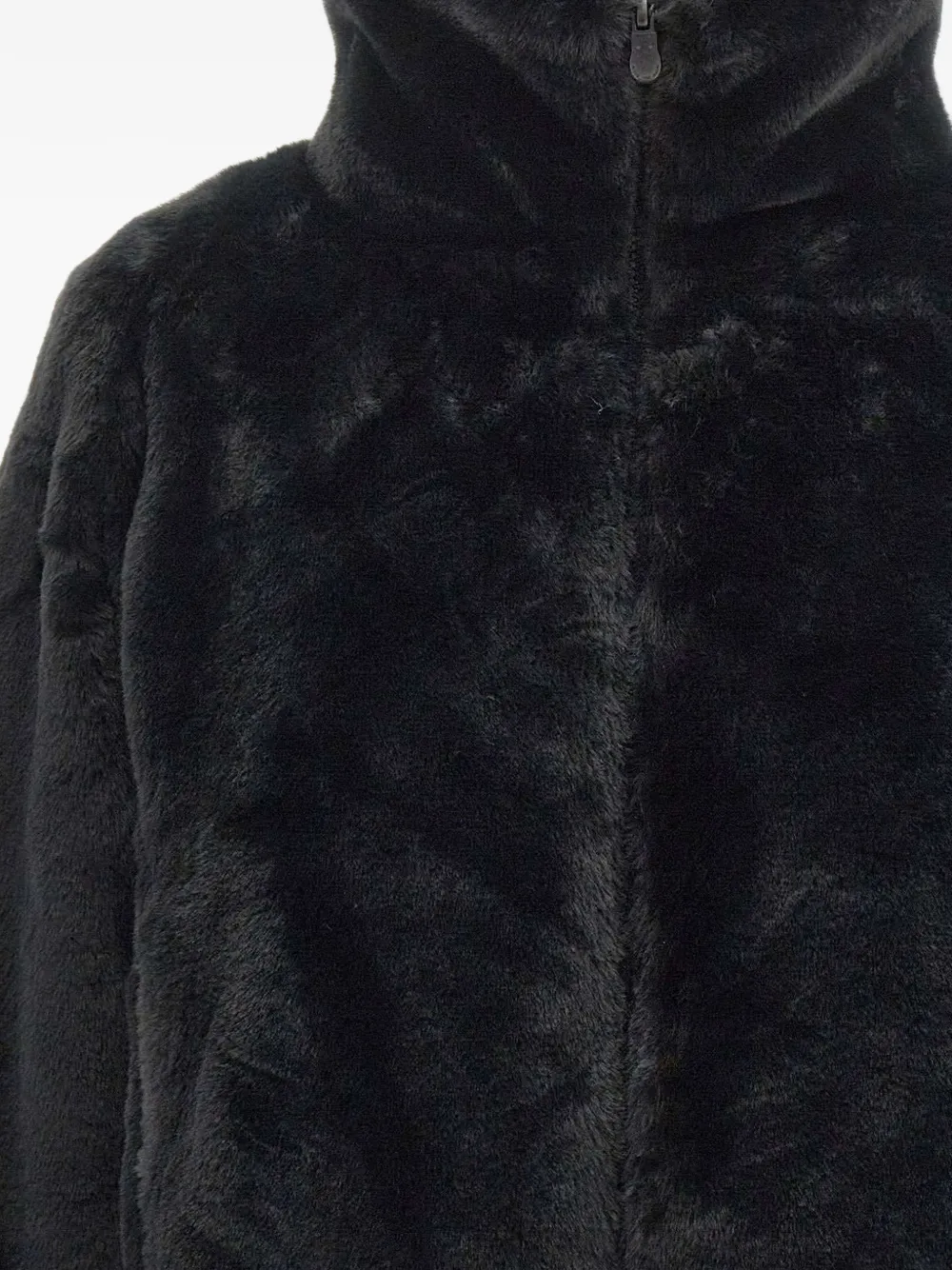 Save The Duck reversible faux-fur jacket Zwart