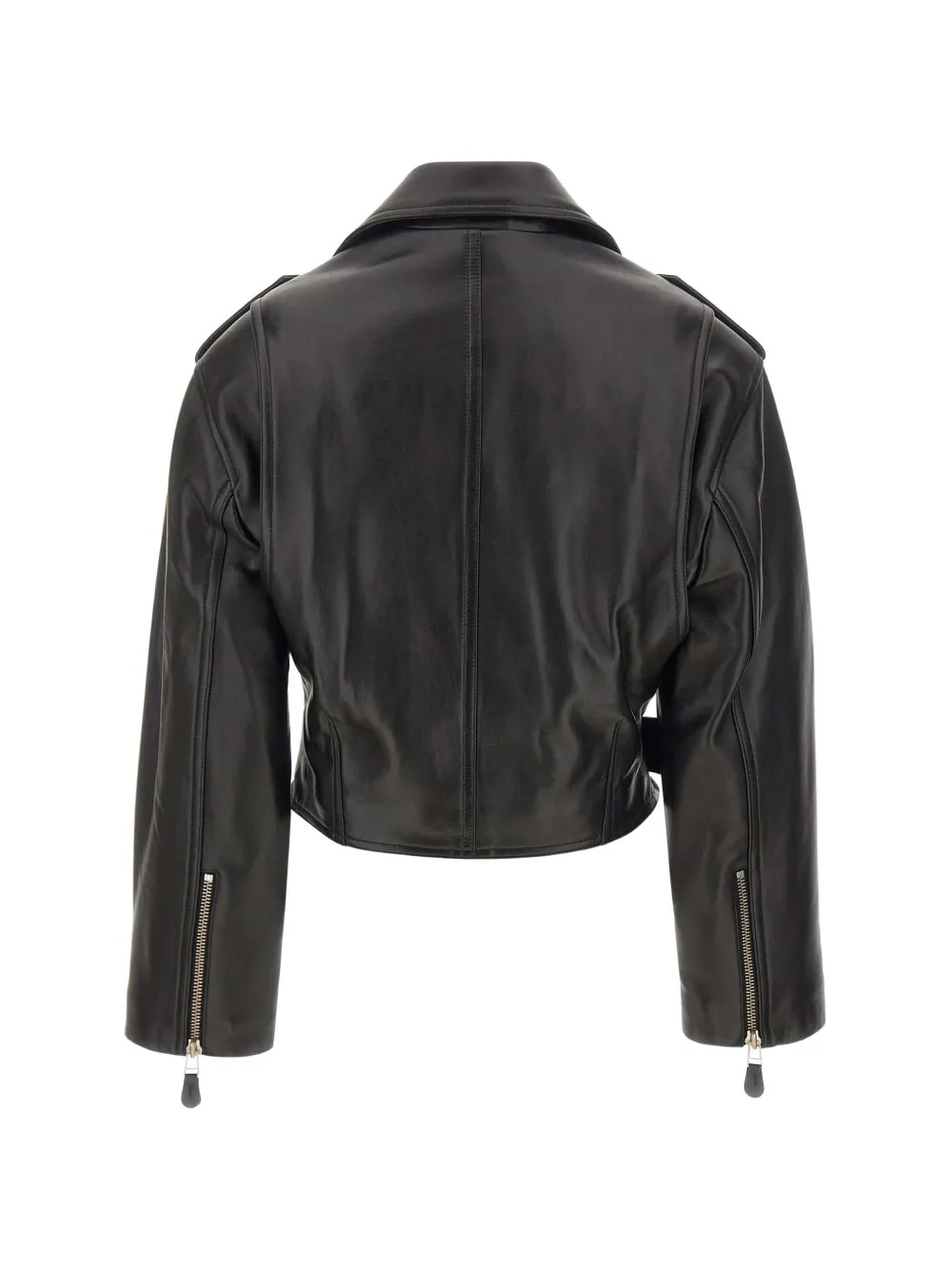 IRO Georgia leather biker jacket Zwart